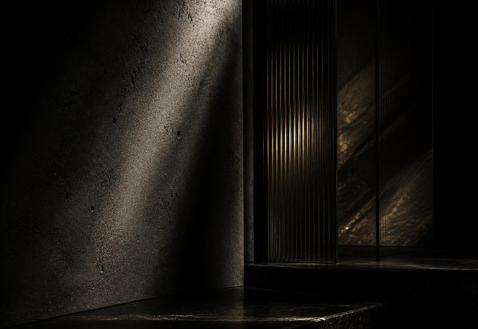 Dark architectural light study